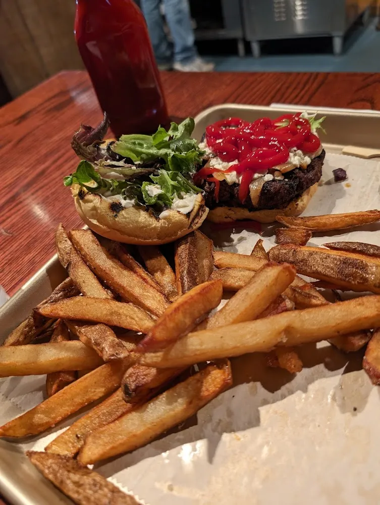Burger and Fresh Cut Fries